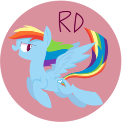 Size: 2000x2000 | Tagged: safe, artist:yaco, rainbow dash, pegasus, pony, g4, cutie mark, female, high res, hooves, lineless, mare, open mouth, solo, spread wings, wings