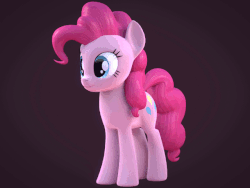 Size: 640x480 | Tagged: safe, artist:creatorofpony, pinkie pie, g4, 3d, animated, blender, female, rotating, solo, spinning, turnaround
