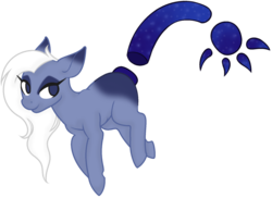 Size: 1024x746 | Tagged: safe, artist:errosavia, oc, oc only, oc:galactic, oc:gale, original species, augmented tail, female, smiling, solo