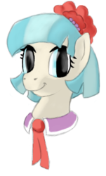 Size: 248x411 | Tagged: safe, artist:neighday, coco pommel, g4, bust, cute
