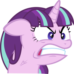 Size: 3500x3502 | Tagged: dead source, safe, artist:xebck, starlight glimmer, pony, unicorn, g4, the cutie map, angry, cross-popping veins, ears back, faic, female, high res, mare, meme, quiet, rage face, ragelight glimmer, s5 starlight, simple background, solo, transparent background, vector, vein, vein bulge