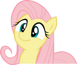 Size: 5851x4976 | Tagged: artist needed, safe, fluttershy, pony, g4, the cutie map, absurd resolution, female, flutterbob, simple background, solo, transparent background