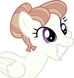 Size: 2911x3069 | Tagged: safe, artist:xebck, cloud brûlée, pegasus, pony, g4, the cutie map, background pony, cute, female, high res, mare, simple background, smiling, solo, stepford smiler, transparent background, vector