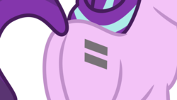 Size: 5000x2811 | Tagged: safe, artist:sapphire-beauty0, starlight glimmer, pony, unicorn, g4, the cutie map, butt, butt only, equal cutie mark, female, glimmer glutes, plot, s5 starlight, simple background, solo, svg, transparent background, vector