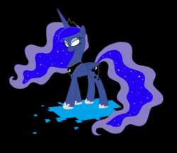 Size: 500x433 | Tagged: safe, artist:senpai-fudge, princess luna, g4, female, glowing eyes, solo