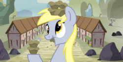 Size: 2926x1480 | Tagged: safe, artist:roaert, derpy hooves, pegasus, pony, g4, the cutie map, female, mare, muffin