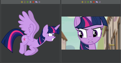 Size: 512x268 | Tagged: safe, twilight sparkle, alicorn, pony, derpibooru, g4, angry, exploitable meme, female, juxtaposition, juxtaposition win, mare, meme, meta, twilight sparkle (alicorn)