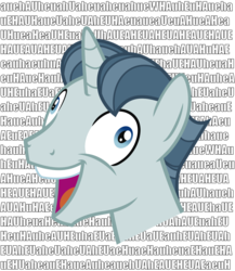 Size: 1473x1699 | Tagged: safe, party favor, pony, unicorn, g4, my little pony: friendship is magic, the cutie map, derp, exploitable meme, faic, huehuehue, i didn't listen, male, meme, reaction image, solo, stallion