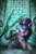 Size: 800x1200 | Tagged: safe, artist:assasinmonkey, starlight glimmer, pony, unicorn, g4, my little pony: friendship is magic, the cutie map, cutie mark vault, female, mare, s5 starlight, solo, staff, staff of sameness, that was fast