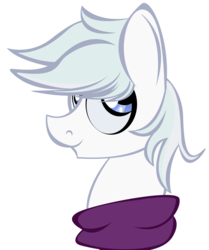 Size: 2324x2781 | Tagged: safe, artist:scootsnb, double diamond, earth pony, pony, g4, the cutie map, bust, clothes, cute, high res, male, original art, scarf, stallion