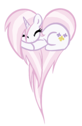 Size: 487x752 | Tagged: safe, artist:cool77778, fleur-de-lis, pony, unicorn, g4, cute, female, heart, mare, simple background, sleeping, solo, transparent background