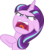 Size: 3000x3442 | Tagged: safe, artist:xebck, starlight glimmer, pony, g4, my little pony: friendship is magic, the cutie map, angry, faic, female, high res, meme, rage, rage face, s5 starlight, simple background, solo, transparent background, vector, yelling