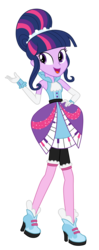 Size: 3355x8500 | Tagged: safe, artist:mixiepie, twilight sparkle, equestria girls, friendship through the ages, g4, my little pony equestria girls: rainbow rocks, 50s, absurd resolution, clothes, female, high heels, open mouth, pianist twilight, simple background, solo, transparent background, twilight sparkle (alicorn), vector