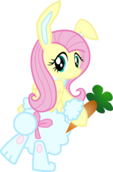 Size: 1568x2385 | Tagged: safe, artist:psaga90, fluttershy, rabbit, g4, bunnyshy, female, solo