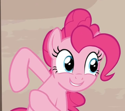 Size: 1139x1011 | Tagged: safe, screencap, pinkie pie, g4, the cutie map, female, reaction image, solo