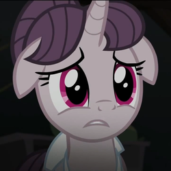 Size: 1085x1079 | Tagged: safe, screencap, sugar belle, pony, unicorn, g4, my little pony: friendship is magic, the cutie map, female, floppy ears, mare, reaction image, sad, solo