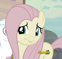 Size: 969x931 | Tagged: safe, screencap, double diamond, fluttershy, g4, the cutie map, reaction image