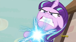 Size: 722x404 | Tagged: safe, screencap, starlight glimmer, g4, the cutie map, angry, chidori, meme, naruto, rage, rage face, s5 starlight