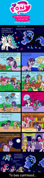 Size: 1024x4127 | Tagged: safe, artist:aleximusprime, applejack, fluttershy, nightmare moon, pinkie pie, princess celestia, rainbow dash, rarity, spike, twilight sparkle, friendship is magic, g4, april fools, comic, intentionally bad, mane seven, mane six, misspelling, parody, scene interpretation, target demographic