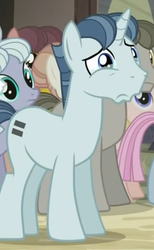 Size: 475x769 | Tagged: safe, screencap, cloud brûlée, dusk drift, party favor, pony, unicorn, g4, the cutie map, background pony, cropped, crying, cute, equal cutie mark, favorbetes, male, reaction image, solo focus, stallion