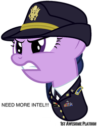 Size: 739x960 | Tagged: safe, artist:ethanchang, part of a set, twilight sparkle, g4, 1st awesome platoon, army, awards, captain, dress uniform, intelligence officer, medal, medals, military, military uniform, us army