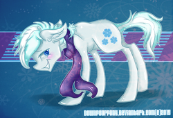 Size: 2500x1700 | Tagged: safe, artist:downpourpony, double diamond, earth pony, pony, g4, the cutie map, clothes, male, scarf, solo, stallion