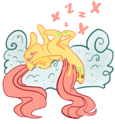 Size: 302x325 | Tagged: safe, artist:let-the-rainbow-remind-us, part of a set, fluttershy, g4, female, sleeping, solo