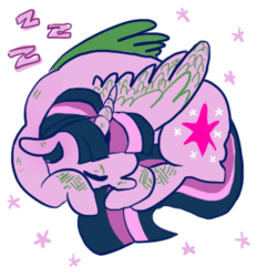 Size: 302x325 | Tagged: safe, artist:let-the-rainbow-remind-us, part of a set, twilight sparkle, alicorn, pony, g4, female, mare, sleeping, solo, twilight sparkle (alicorn)