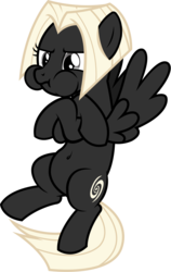 Size: 1819x2872 | Tagged: safe, artist:outlawedtofu, oc, oc only, oc:astral, pegasus, pony, fallout equestria, fallout equestria: outlaw, belly button, puffy cheeks, simple background, solo, transparent background, vector