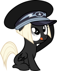 Size: 2573x3198 | Tagged: safe, artist:outlawedtofu, oc, oc only, oc:astral, pegasus, pony, fallout equestria, fallout equestria: outlaw, blank flank, female, filly, high res, simple background, solo, transparent background, vector, younger
