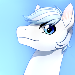 Size: 500x500 | Tagged: safe, artist:norang94, double diamond, earth pony, pony, g4, the cutie map, cute, male, portrait, solo, stallion