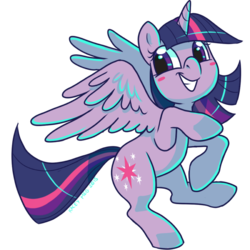 Size: 700x700 | Tagged: safe, artist:kaceymeg, twilight sparkle, alicorn, pony, g4, female, mare, simple background, solo, transparent background, twilight sparkle (alicorn)