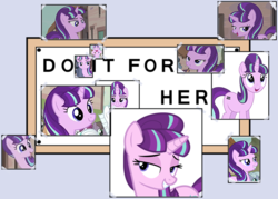 Size: 680x486 | Tagged: safe, starlight glimmer, pony, unicorn, g4, the cutie map, cute, do it for her, female, glimmerbetes, male, mare, meme, s5 starlight, the simpsons, waifu