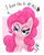 Size: 885x1100 | Tagged: safe, artist:joakaha, pinkie pie, pony, g4, the cutie map, female, solo, unamused, when she doesn't smile