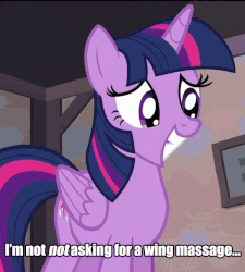Size: 600x667 | Tagged: safe, edit, edited screencap, screencap, twilight sparkle, alicorn, pony, g4, the cutie map, animated, awkward, behaving like a bird, bronybait, cute, double negative, embarrassed, feather ruffle, female, flapping, grin, hnnng, image macro, mare, meme, nervous, ruffling wings, sheepish grin, smiling, solo, squee, subtle as a train wreck, twiabetes, twilight sparkle (alicorn), twitch, weapons-grade cute, wings