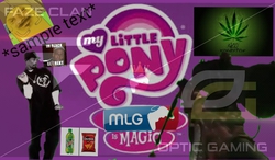 Size: 1280x750 | Tagged: safe, artist:lightningcloud56, human, 420, adventure time, chips, doritos, drugs, faze clan, food, irl, irl human, jake the dog, male, marijuana, mlg, mountain dew, my little pony logo, optic, photo, snoop dogg, title card