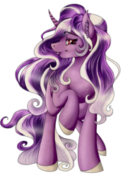 Size: 1024x1474 | Tagged: safe, artist:baffleddingo, oc, oc only, pony, beautiful, commission, female, mare, pretty, simple background, solo, sultry, transparent background