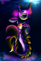 Size: 2000x3000 | Tagged: safe, artist:neoncel, adagio dazzle, siren, g4, female, high res, mega man (series), parody, solo