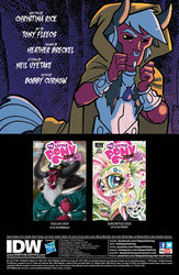 Size: 900x1384 | Tagged: safe, idw, angel bunny, fluttershy, lord tirek, fiendship is magic #2, g4, my little pony: fiendship is magic, spoiler:comic, preview, young tirek