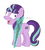 Size: 632x696 | Tagged: safe, artist:dm29, starlight glimmer, g4, my little pony: friendship is magic, the cutie map, derp, egalitarianism, female, i didn't listen, magic, open mouth, s5 starlight, smiling, solo, staff, staff of sameness, telekinesis, wide eyes