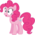 Size: 3700x3700 | Tagged: safe, artist:s.guri, pinkie pie, g4, maud pie (episode), my little pony: friendship is magic, female, high res, open mouth, simple background, solo, transparent background, vector