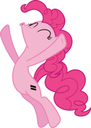 Size: 2532x3562 | Tagged: safe, artist:porygon2z, pinkie pie, earth pony, pony, g4, the cutie map, equal cutie mark, female, high res, mare, simple background, solo, transparent background, vector