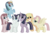 Size: 5976x4032 | Tagged: safe, artist:thecheeseburger, applejack, fluttershy, pinkie pie, rainbow dash, rarity, twilight sparkle, alicorn, pony, g4, my little pony: friendship is magic, the cutie map, absurd resolution, alternate hairstyle, bad end, brainwashing, creepy, equalized, equestria is doomed, female, grin, mane six, mare, nightmare fuel, pigtails, simple background, smiling, stepford smiler, this will end in communism, transparent background, twilight sparkle (alicorn), vector, xk-class end-of-the-world scenario