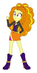 Size: 3000x5780 | Tagged: safe, artist:mixiepie, adagio dazzle, sunset shimmer, equestria girls, g4, accessory swap, clothes swap, simple background, solo, transformation, transparent background, vector