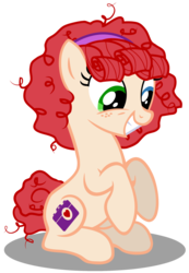 Size: 1024x1484 | Tagged: safe, artist:p-b-jay, oc, oc only, oc:panorama, earth pony, pony, heterochromia, smiling, solo