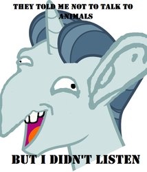 Size: 548x639 | Tagged: safe, party favor, g4, my little pony: friendship is magic, the cutie map, 1000 hours in ms paint, derp, exploitable meme, faic, i didn't listen, image macro, meme, ms paint, nigel thornberry