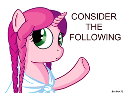 Size: 900x675 | Tagged: safe, artist:aa, oc, oc only, oc:marker pony, /mlp/, 4chan, consider the following, mlpg, solo