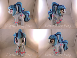 Size: 1597x1199 | Tagged: safe, artist:little-broy-peep, sonata dusk, pony, equestria girls, g4, my little pony equestria girls: rainbow rocks, equestria girls ponified, irl, photo, plushie, ponified, solo