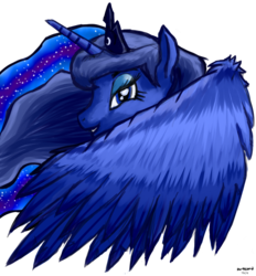 Size: 1024x1104 | Tagged: safe, artist:darkcord, princess luna, g4, female, solo