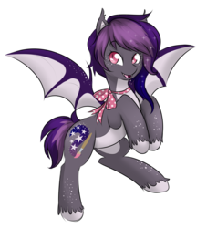 Size: 2978x3279 | Tagged: safe, artist:askbubblelee, oc, oc only, oc:midnight mural, bat pony, pony, cute, high res, simple background, smiling, solo, transparent background